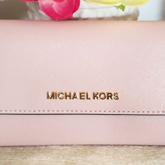 NWT Michael Kors Jet Set Travel Trifold Wallet - Picture 2 of 6